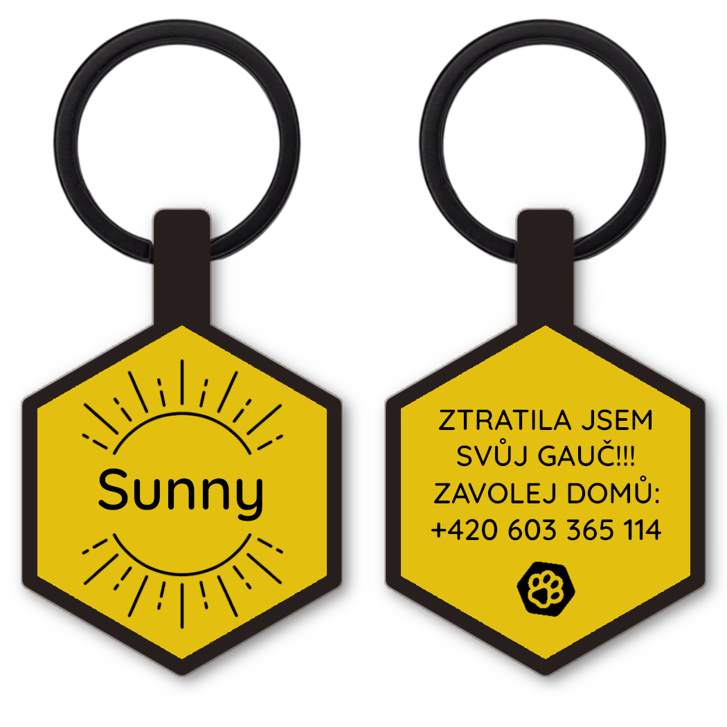 Woofit Tag Sunshine