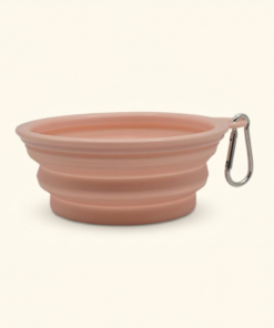Cestovní miska Woofit TrekBowl 380 ml pudrově růžová